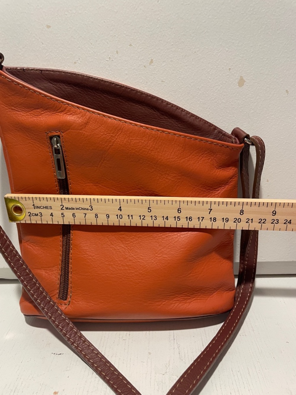 G.M. Genuine Leather Bag Made in Greece. - Picture 14 of 15